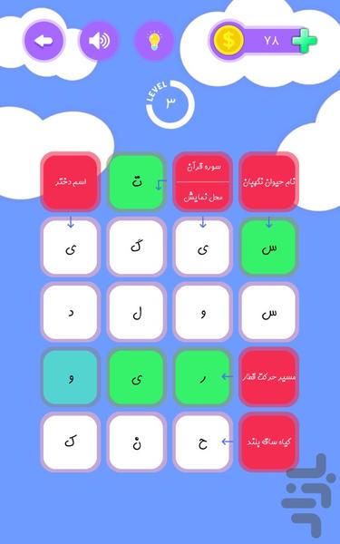 جدول فارسی | شرح در متن - عکس برنامه موبایلی اندروید