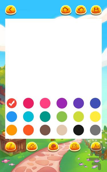 دفتر نقاشی رنگی - Image screenshot of android app