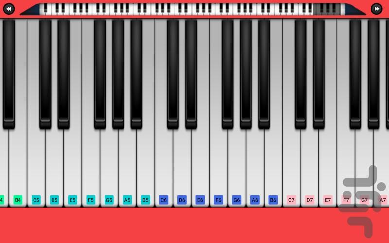 پیانو کودکانه (کودک پیانیست) - Image screenshot of android app