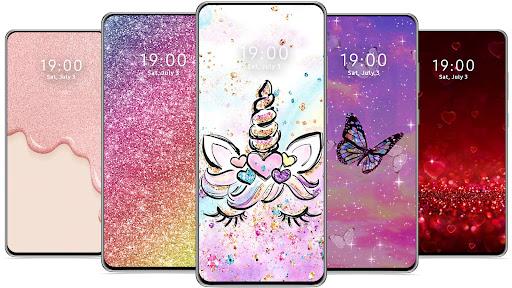 💖Pink Glitter Wallpaper - عکس برنامه موبایلی اندروید