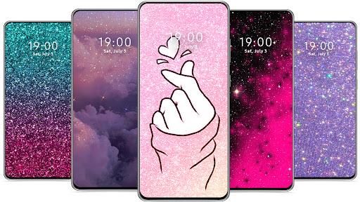 💖Pink Glitter Wallpaper - عکس برنامه موبایلی اندروید