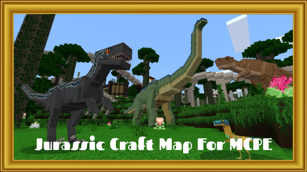 Jurassic Craft Map For MCPE - Image screenshot of android app