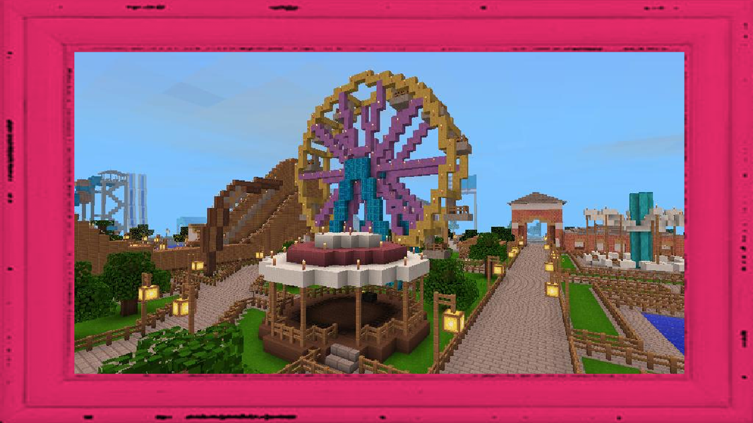 Roller Coster Map For MCPE - عکس برنامه موبایلی اندروید