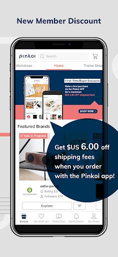 Pinkoi - عکس برنامه موبایلی اندروید