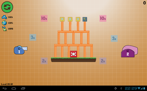 Box Topple - Knockdown! - Gameplay image of android game