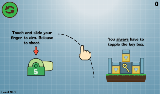 Box Topple - Knockdown! - Gameplay image of android game