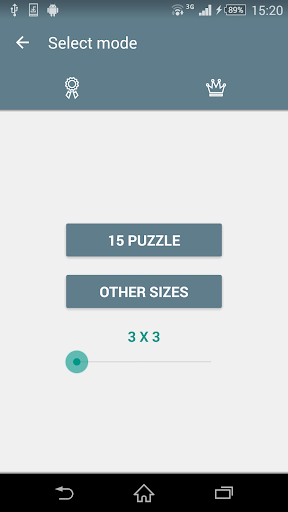 15 Puzzle (Game of Fifteen) - Gameplay image of android game