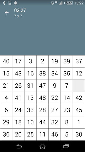 15 Puzzle (Game of Fifteen) - Gameplay image of android game
