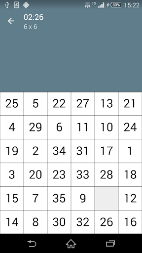 15 Puzzle (Game of Fifteen) - Gameplay image of android game