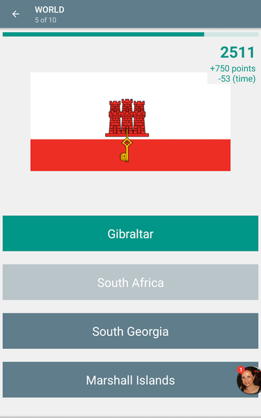 Quiz: Flags and Maps - عکس بازی موبایلی اندروید