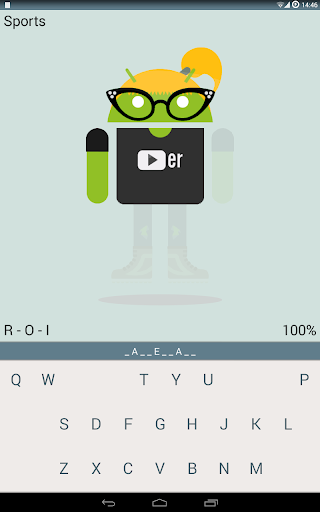 Hangman - Classic Puzzle Game - Gameplay image of android game
