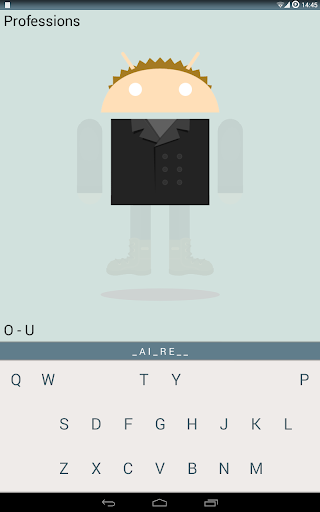 Hangman - Classic Puzzle Game - Gameplay image of android game