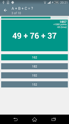 Math Game - Classic Brain Game - عکس بازی موبایلی اندروید