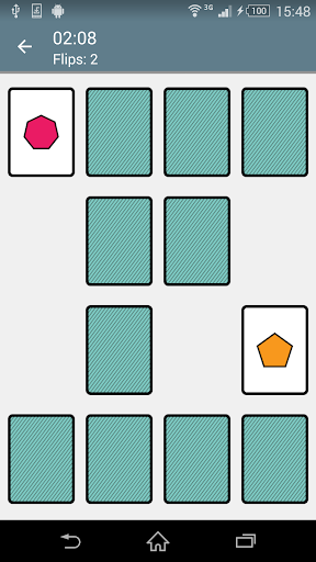 Concentration (Matching Pairs) - Gameplay image of android game