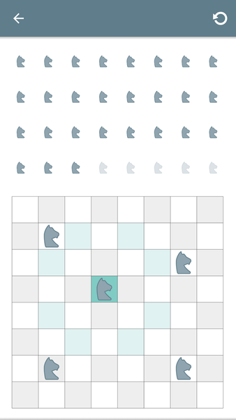 8 Queens - Chess Puzzle Game - Gameplay image of android game
