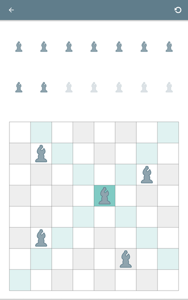 8 Queens - Chess Puzzle Game - Gameplay image of android game