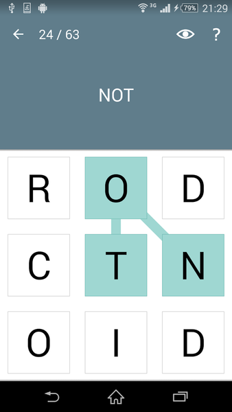 Words! - Classic Puzzle Game - Gameplay image of android game