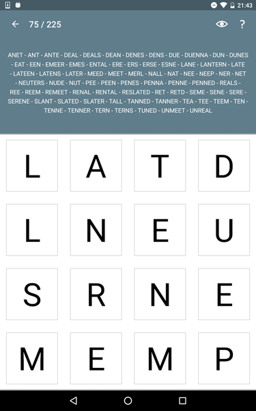 Words! - Classic Puzzle Game - عکس بازی موبایلی اندروید