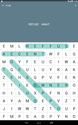 Word Search - Classic Game - Gameplay image of android game
