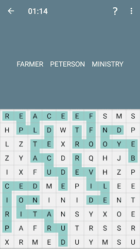 Word Search: Snake - Gameplay image of android game