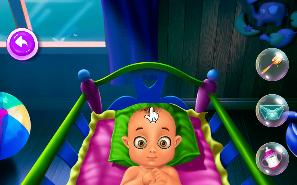 Newborn Baby Care Babysitter - Gameplay image of android game
