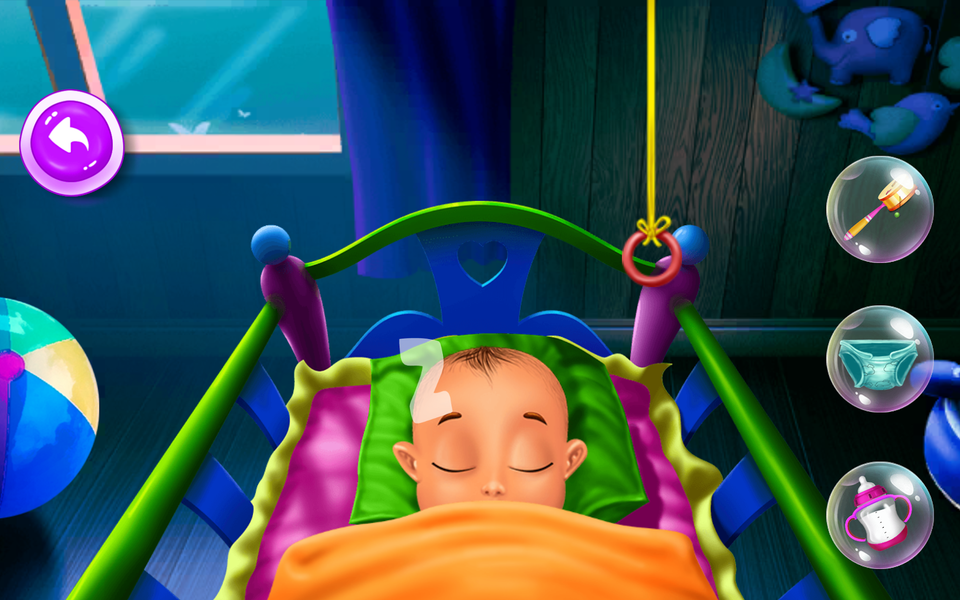Newborn Baby Care Babysitter - Gameplay image of android game