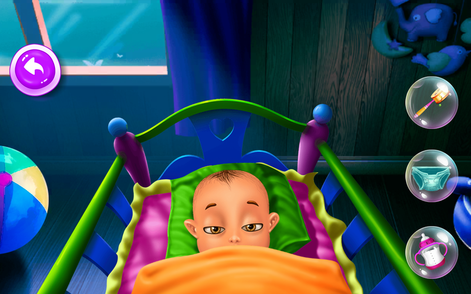 Newborn Baby Care Babysitter - Gameplay image of android game