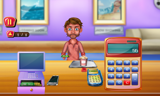 Cinema Cashier Kids Games Sim - عکس بازی موبایلی اندروید