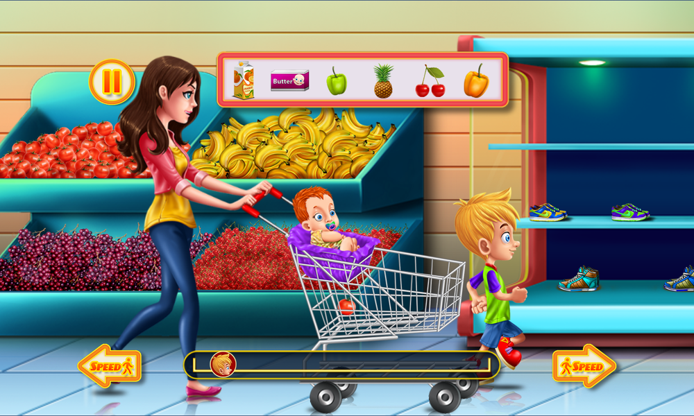 Shopping Game Kids Supermarket - عکس بازی موبایلی اندروید