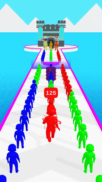 Giant Color Runner - Gameplay image of android game