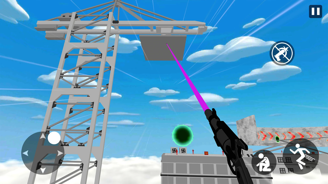 Gun Rush - Gun Shooter and Par - Gameplay image of android game