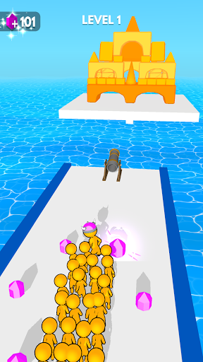 Crowd Battle 3D - Gameplay image of android game