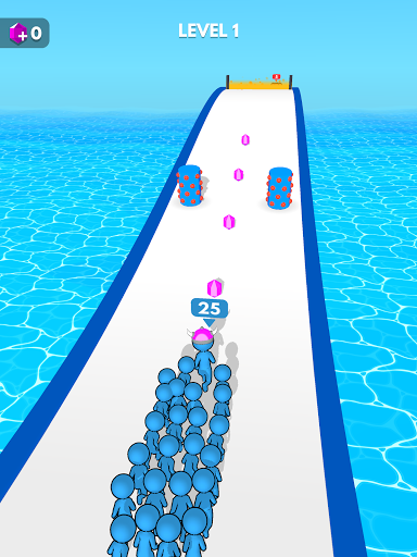 Crowd Battle 3D - Gameplay image of android game