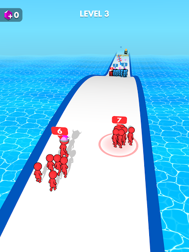Crowd Battle 3D - Gameplay image of android game