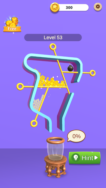 Pin Puller Winner - Gameplay image of android game