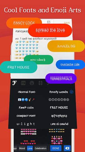FancyKey Keyboard - Cool Fonts, Emoji, GIF,Sticker - عکس برنامه موبایلی اندروید