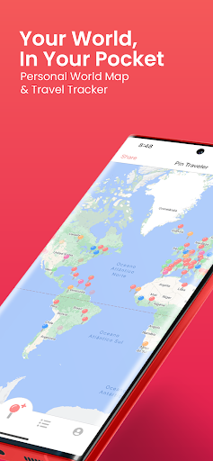 Pin Traveler: Travel Tracker - Image screenshot of android app