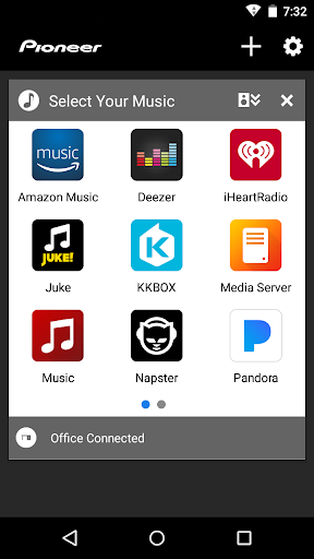 Pioneer Music Control App - Image screenshot of android app