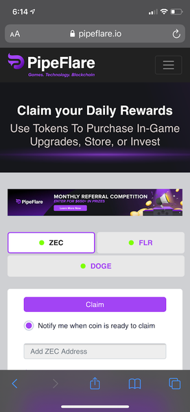 PipeFlare - Faucet And Gaming - Image screenshot of android app