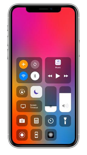 Control Center iOS 15 - عکس برنامه موبایلی اندروید