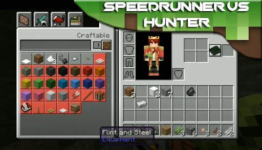 Speedrunner Vs Hunter Mod For Minecraft Pe - Image screenshot of android app