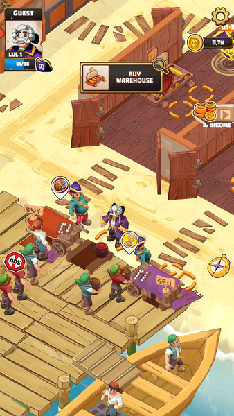 The Lost Pirate: Treasure Hunt - Gameplay image of android game
