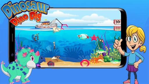 Digging Games Dinosaurs Bones - Gameplay image of android game