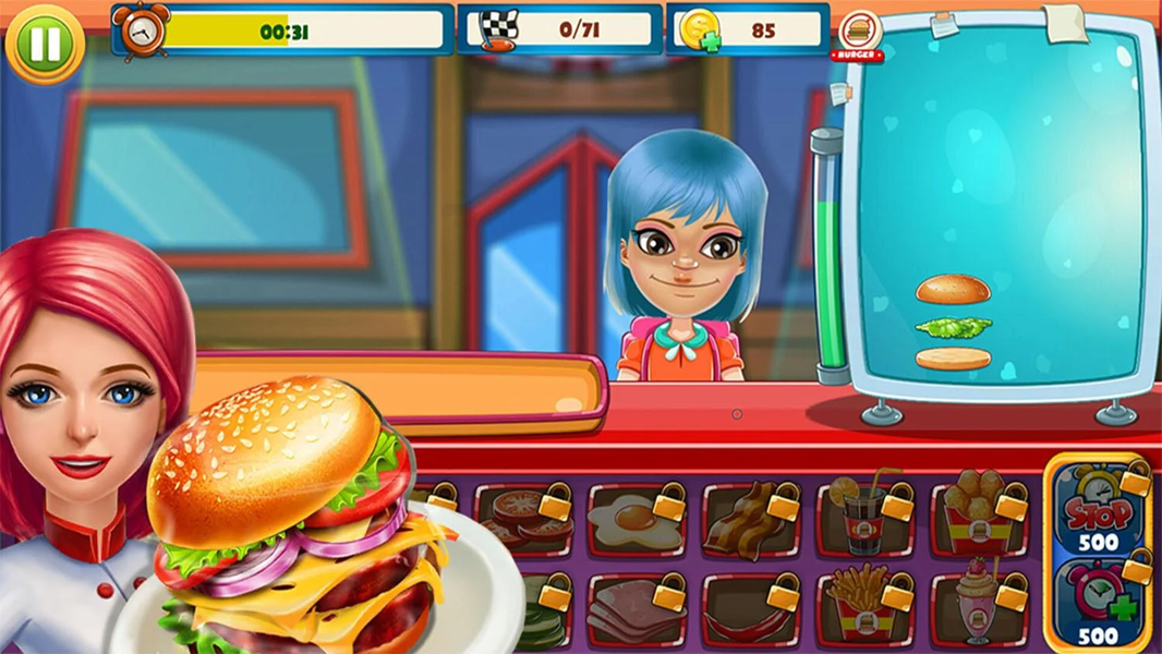 Happy Cooking - Chef Games - عکس بازی موبایلی اندروید