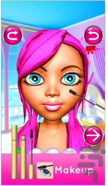 3D Makeup Salon - Gameplay image of android game