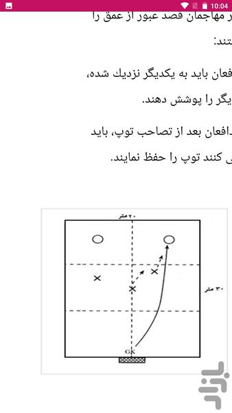 آنالیز فوتبال - عکس برنامه موبایلی اندروید