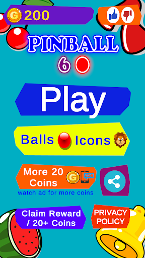 Pinball Slot Machine 6 Ball - Image screenshot of android app