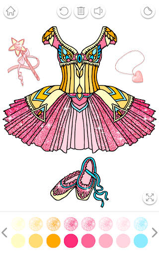 Ballet Color Glitter for Girls - Gameplay image of android game