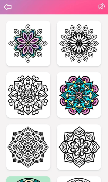 Mandala Color Game Antistress - عکس برنامه موبایلی اندروید