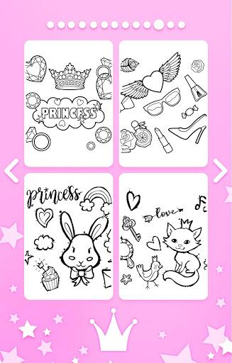 Princess Girls Coloring Book - Image screenshot of android app